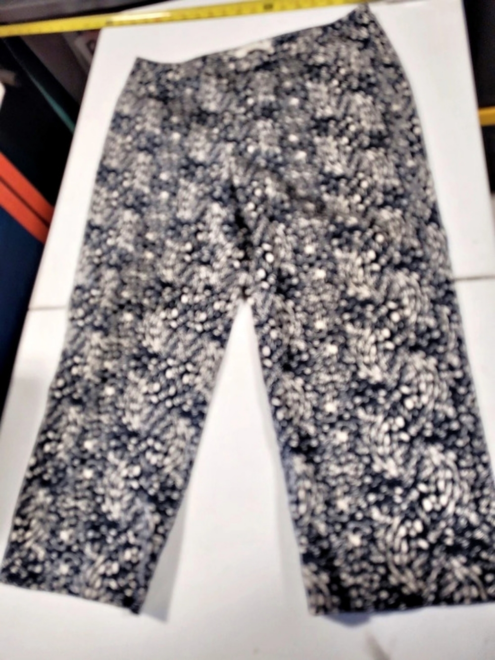 Coldwater Creek Abstract Print Capri Pants Size 6